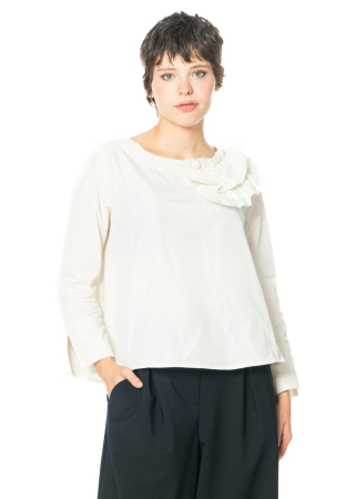 HINDAHL & SKUDELNY, Langarmshirt mit Rüschen 224B11