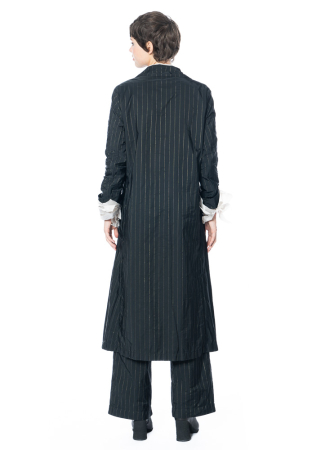 KATHARINA HOVMAN, eleganter Mantel mit Nadelstreifen 245632